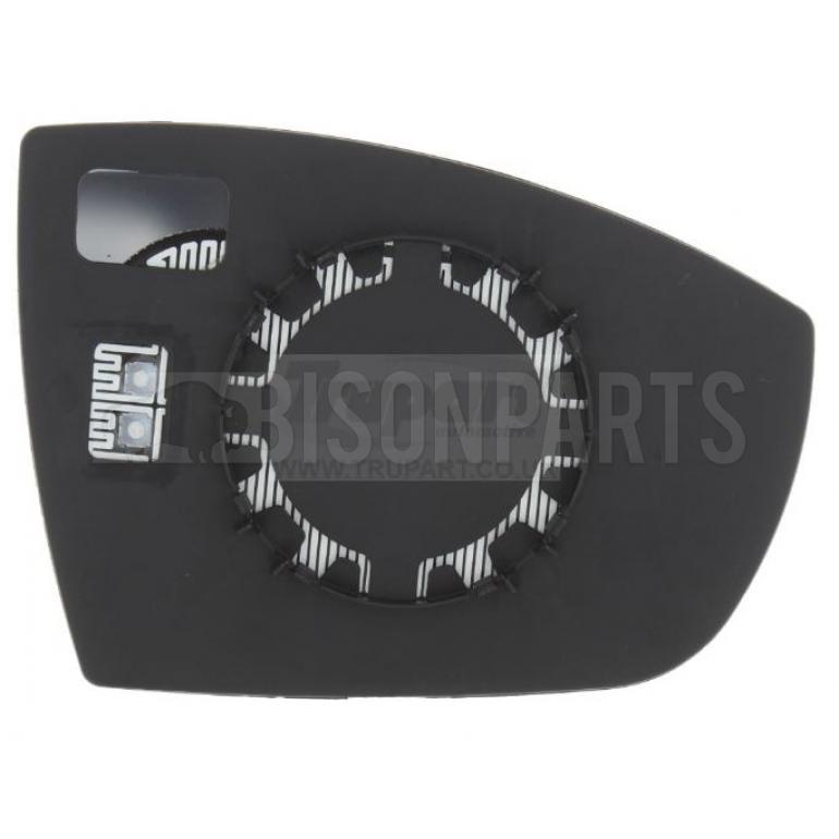 HEATED MIRROR GLASS PASSENGER SIDE LH 