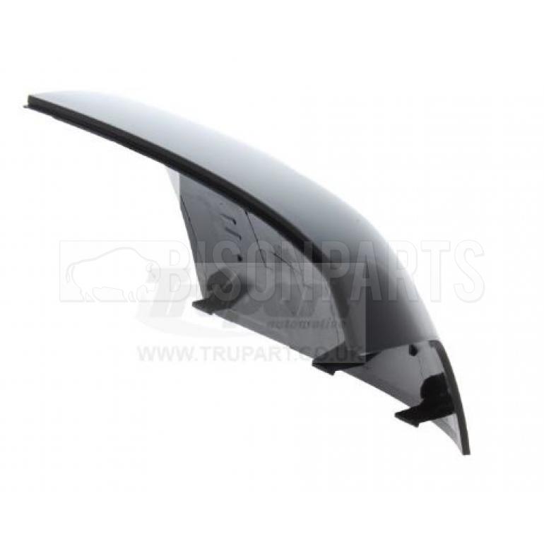 BLACK PAINTABLE MIRROR HEAD COVER DRIVER SIDE RH 