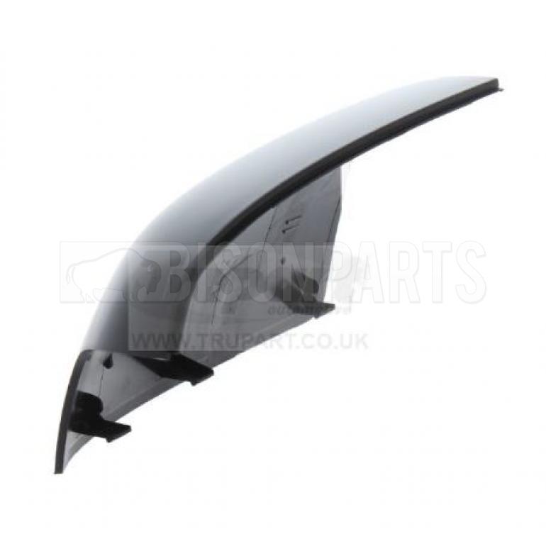 BLACK PAINTABLE MIRROR HEAD COVER PASSENGER SIDE LH 