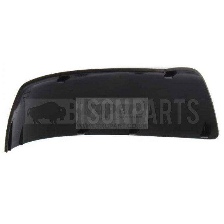 SMOOTH FINISH BLACK MIRROR HEAD COVER PASSENGER SIDE LH 