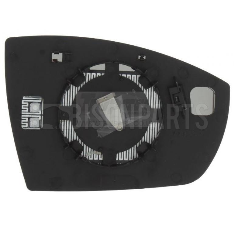 HEATED MIRROR GLASS PASSENGER SIDE LH 