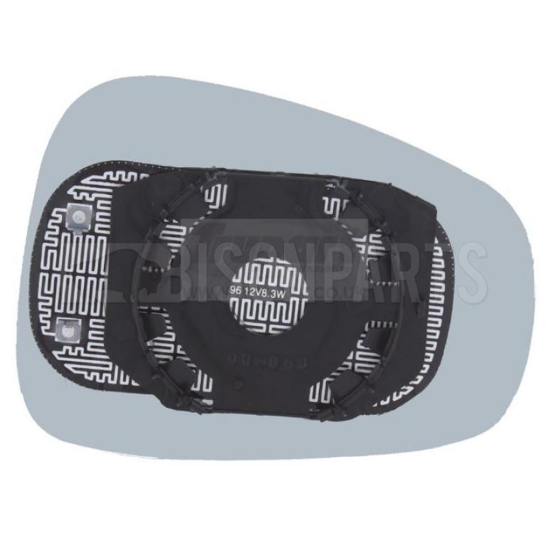 HEATED MIRROR GLASS PASSENGER SIDE LH 