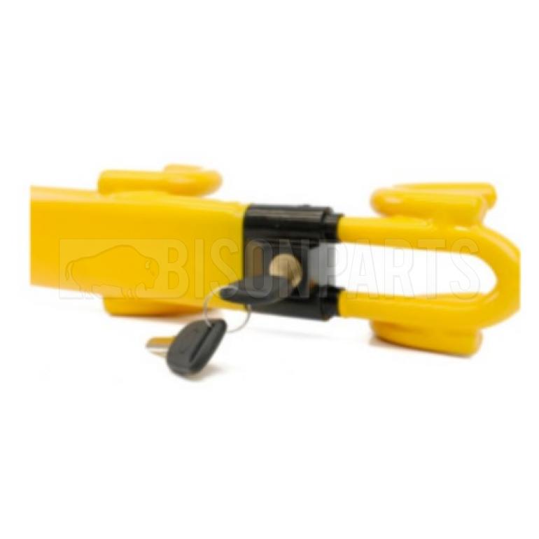 STEERING WHEEL LOCK WITH DOUBLE HOOK (STREETWIZE)