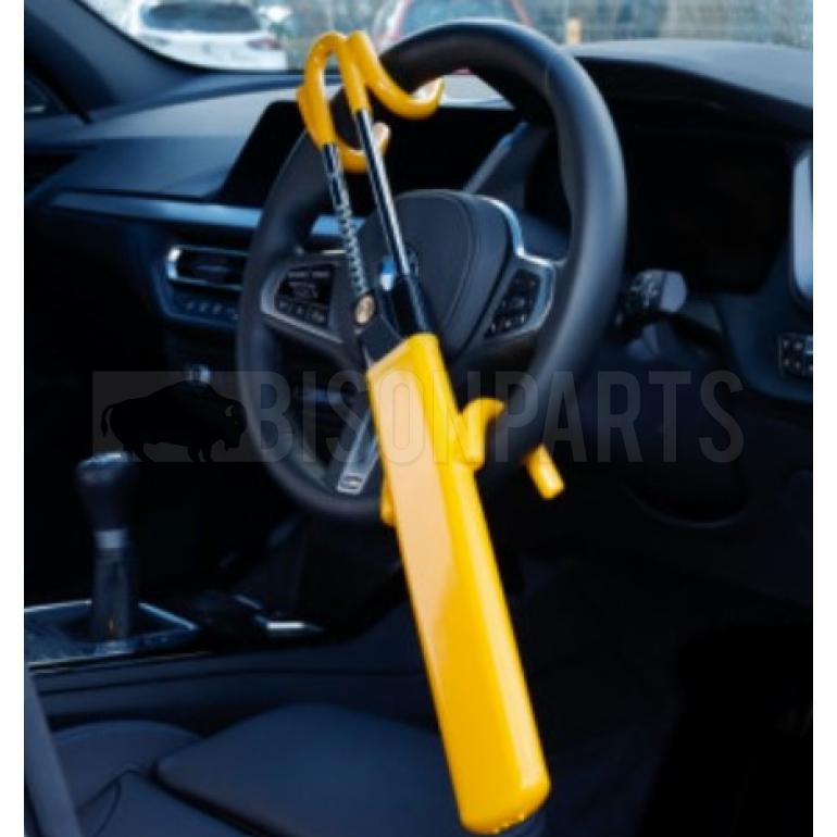 STEERING WHEEL LOCK WITH DOUBLE HOOK (STREETWIZE)