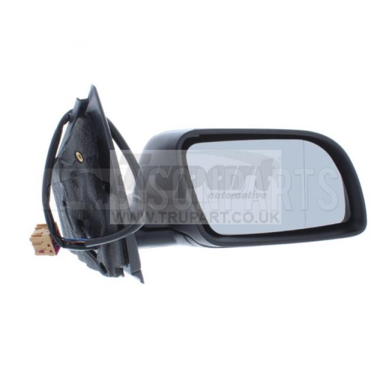 BLACK ELECTRIC ADJUST HEATED MIRROR HEAD DRIVER SIDE RH