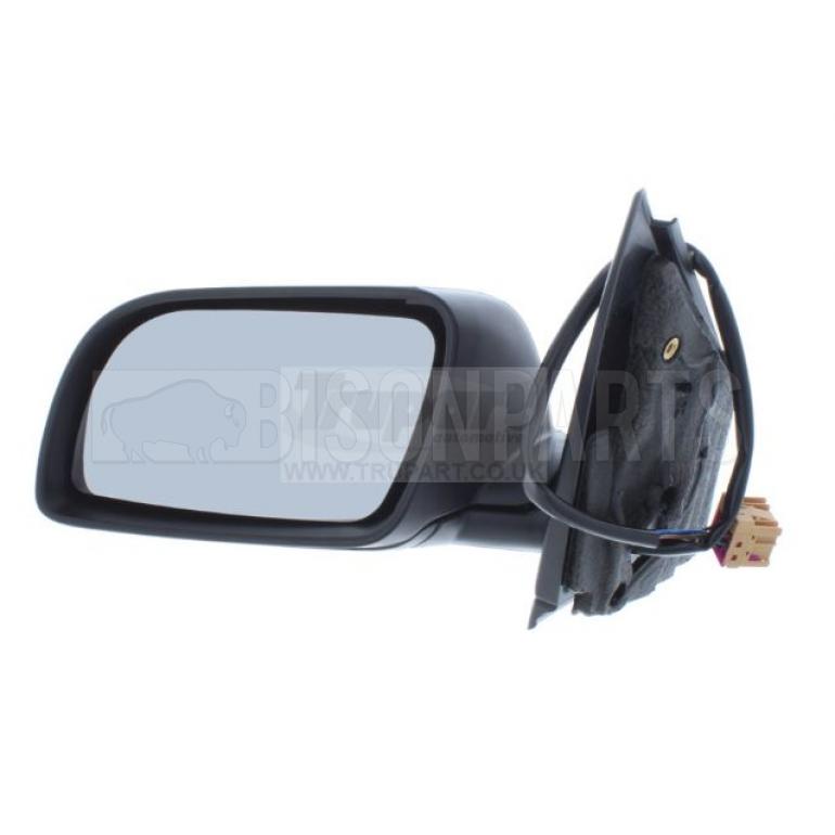 BLACK ELECTRIC ADJUST HEATED MIRROR HEAD PASSENGER SIDE LH
