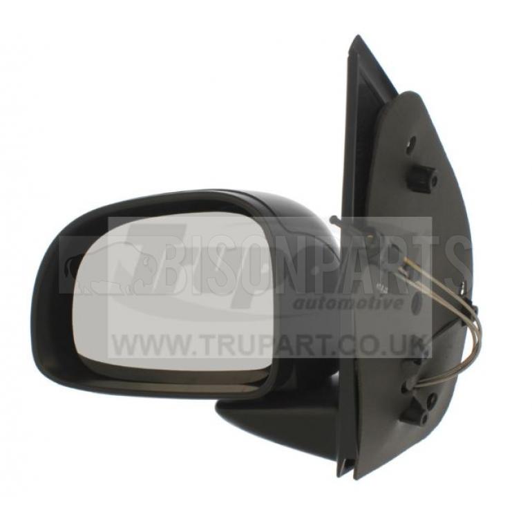 BLACK TEXTURED CABLE ADJUST MIRROR HEAD PASSENGER SIDE LH