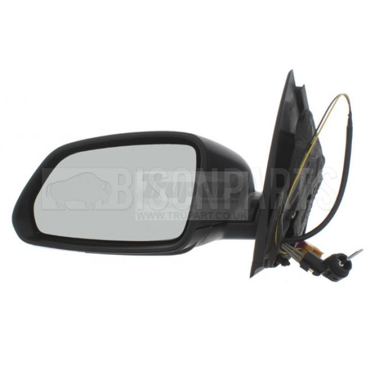 BLACK TEXTURED CABLE ADJUST MIRROR HEAD PASSENGER SIDE LH
