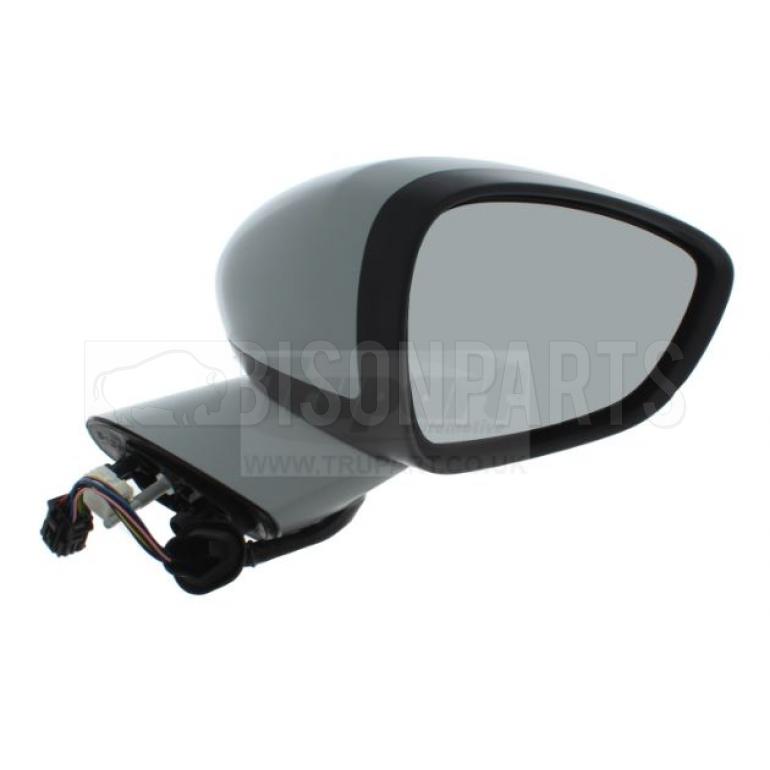 PRIMED ELECTRIC ADJUST POWER FOLD HEATED MIRROR HEAD DRIVER SIDE RH