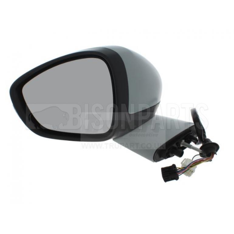 PRIMED ELECTRIC ADJUST POWER FOLD HEATED MIRROR HEAD PASSENGER SIDE LH