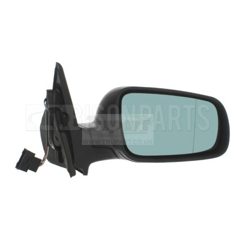 BLACK ELECTRIC ADJUST HEATED MIRROR HEAD DRIVER SIDE RH