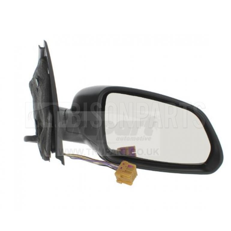 BLACK ELECTRIC ADJUST HEATED MIRROR HEAD DRIVER SIDE RH