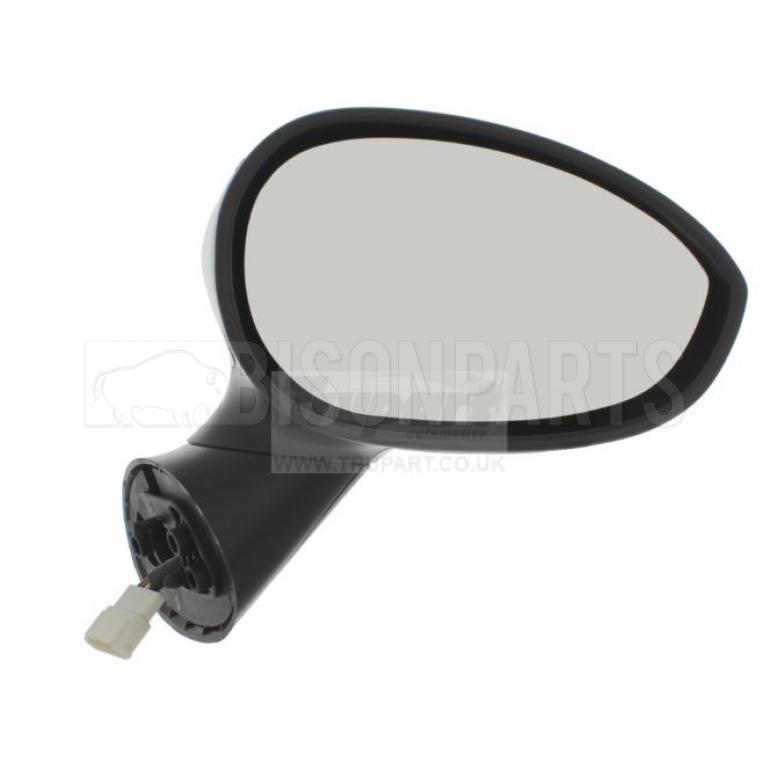 BLACK ELECTRIC ADJUST HEATED MIRROR HEAD DRIVER SIDE RH