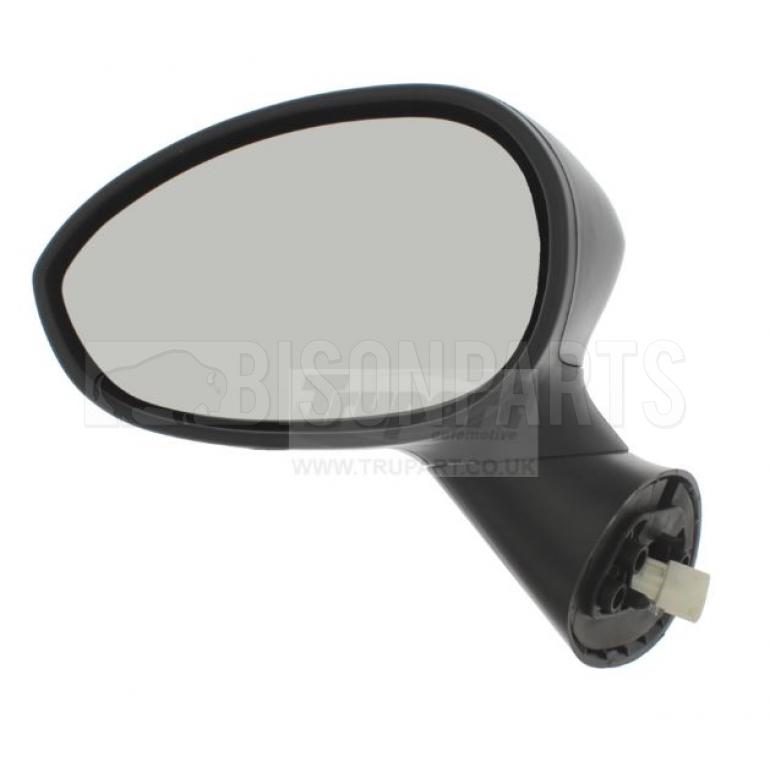 BLACK ELECTRIC ADJUST HEATED MIRROR HEAD PASSENGER SIDE LH