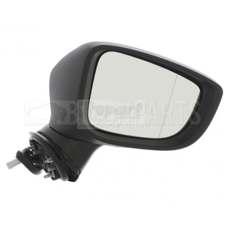 BLACK ELECTRIC ADJUST POWER FOLD HEATED MIRROR HEAD DRIVER SIDE RH