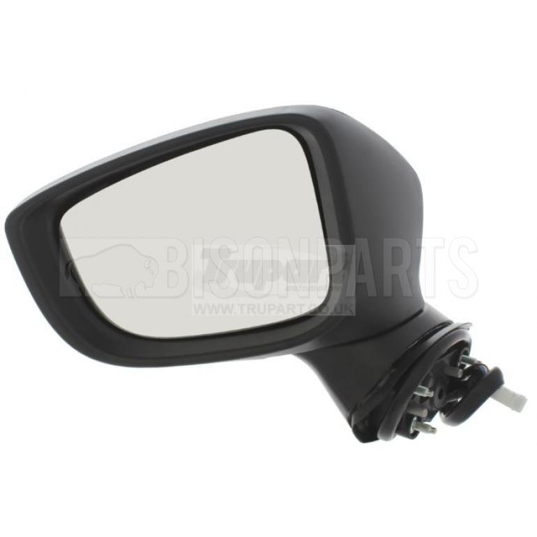 BLACK ELECTRIC ADJUST POWER FOLD HEATED MIRROR HEAD PASSENGER SIDE LH