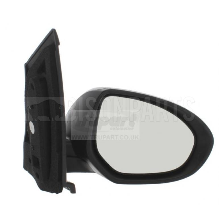 BLACK ELECTRIC ADJUST POWER FOLDING HEATED MIRROR HEAD DRIVER SIDE RH