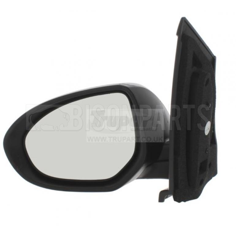 BLACK ELECTRIC ADJUST POWER FOLDING HEATED MIRROR HEAD PASSENGER SIDE LH