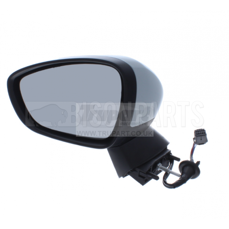 PRIMED ELECTRIC ADJUST HEATED MIRROR HEAD PASSENGER SIDE LH