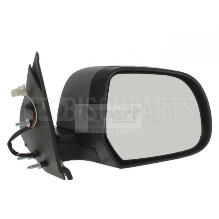 BLACK ELECTRIC ADJUST NON-HEATED MIRROR HEAD DRIVER SIDE RH