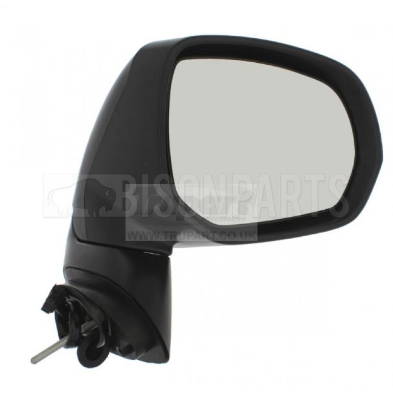 BLACK ELECTRIC ADJUST NON-HEATED MIRROR HEAD DRIVER SIDE RH