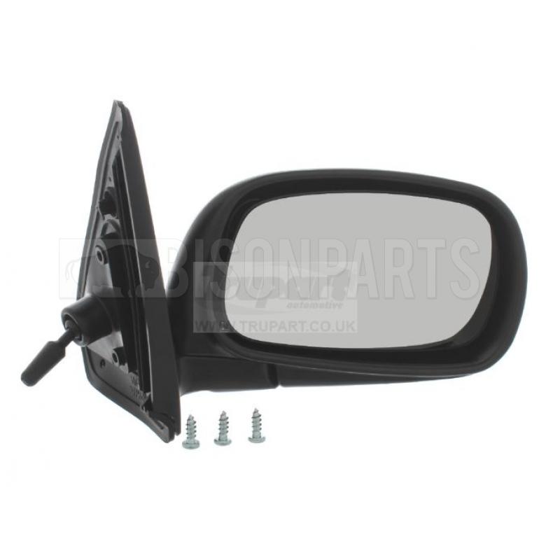 BLACK TEXTURED CABLE ADJUST MIRROR HEAD DRIVER SIDE RH