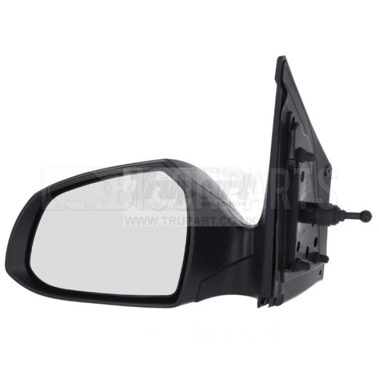 BLACK TEXTURED CABLE ADJUST MIRROR HEAD PASSENGER SIDE LH