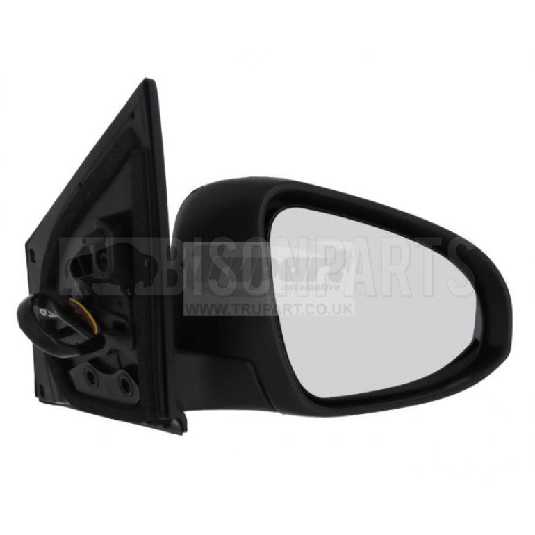 BLACK ELECTRIC ADJUST HEATED MIRROR HEAD DRIVER SIDE RH
