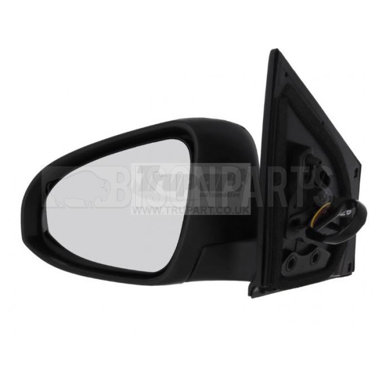 BLACK ELECTRIC ADJUST HEATED MIRROR HEAD PASSENGER SIDE LH