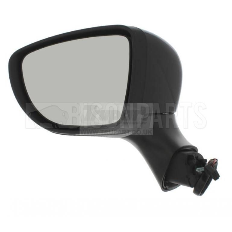 BLACK ELECTRIC ADJUST HEATED MIRROR HEAD PASSENGER SIDE LH