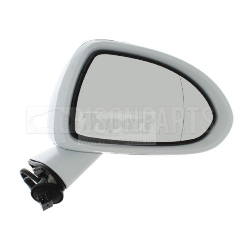 PAINTBLE WHITE ELECTRIC ADJUST HEATED MIRROR HEAD DRIVER SIDE RH