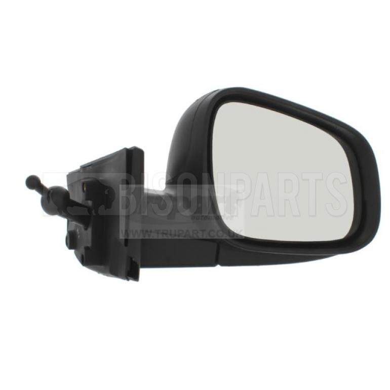 BLACK TEXTURED CABLE ADJUST MIRROR HEAD DRIVER SIDE RH