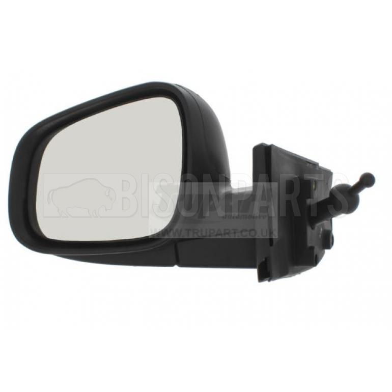 BLACK TEXTURED CABLE ADJUST MIRROR HEAD PASSENGER SIDE LH