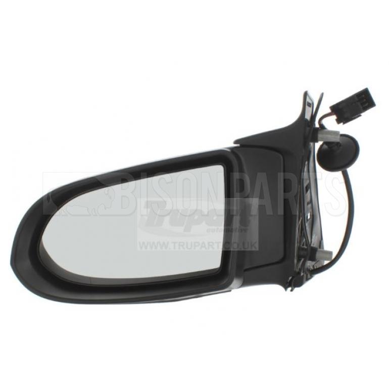 BLACK TEXTURED ELECTRIC ADJUST HEATED MIRROR HEAD PASSENGER SIDE LH