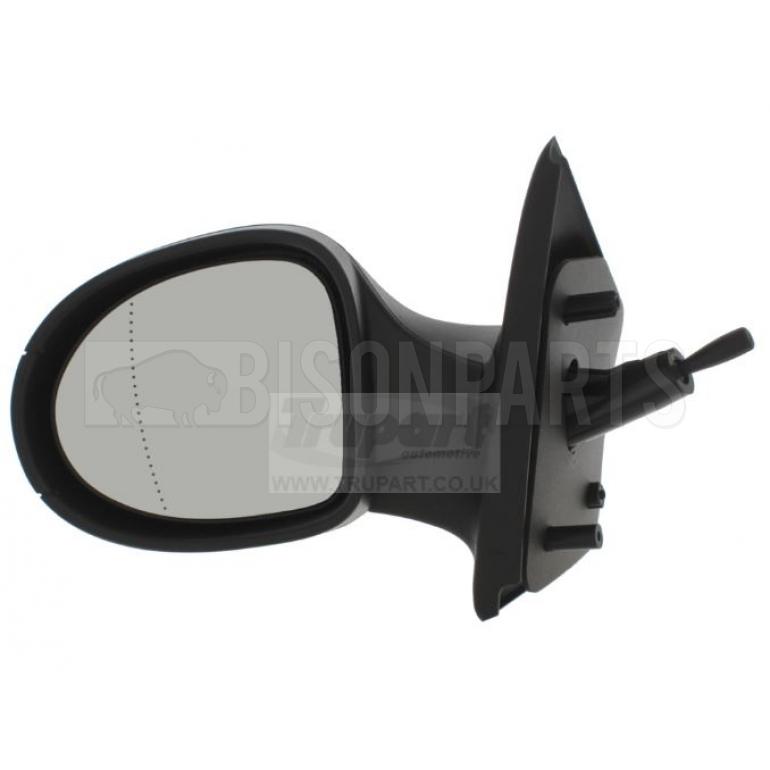 BLACK TEXTURED CABLE ADJUST MIRROR HEAD PASSENGER SIDE LH