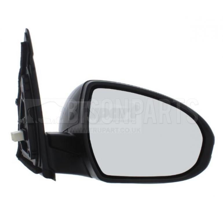 BLACK ELECTRIC ADJUST POWER FOLDING HEATED MIRROR HEAD DRIVER SIDE RH