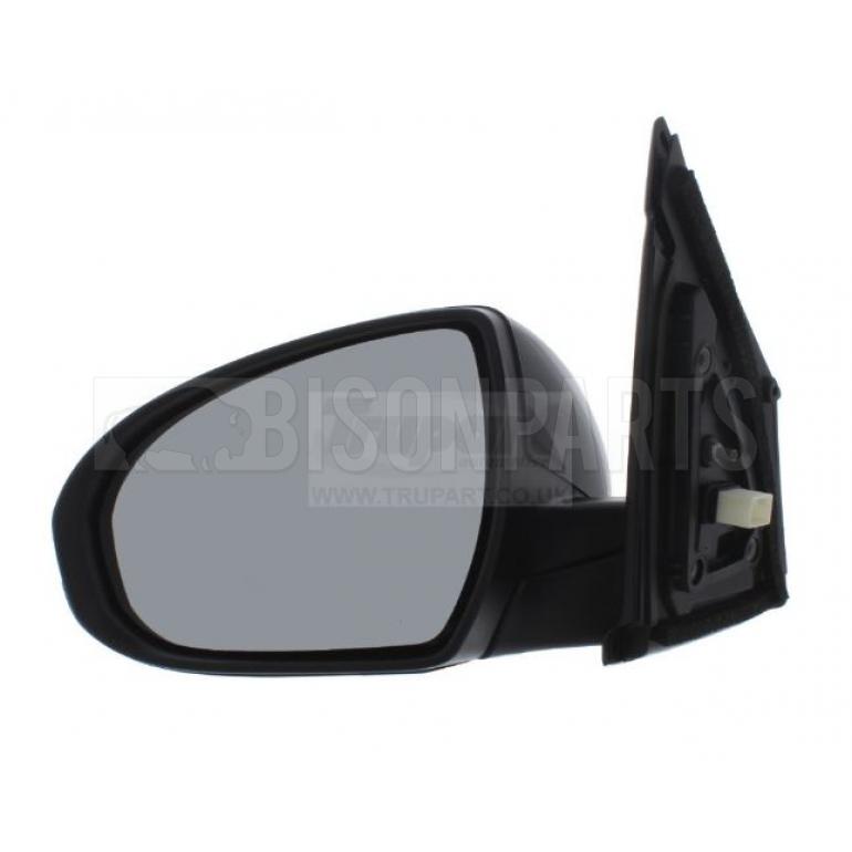 BLACK ELECTRIC ADJUST POWER FOLDING HEATED MIRROR HEAD PASSENGER SIDE LH