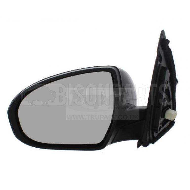 BLACK ELECTRIC ADJUST HEATED MIRROR HEAD PASSENGER SIDE LH