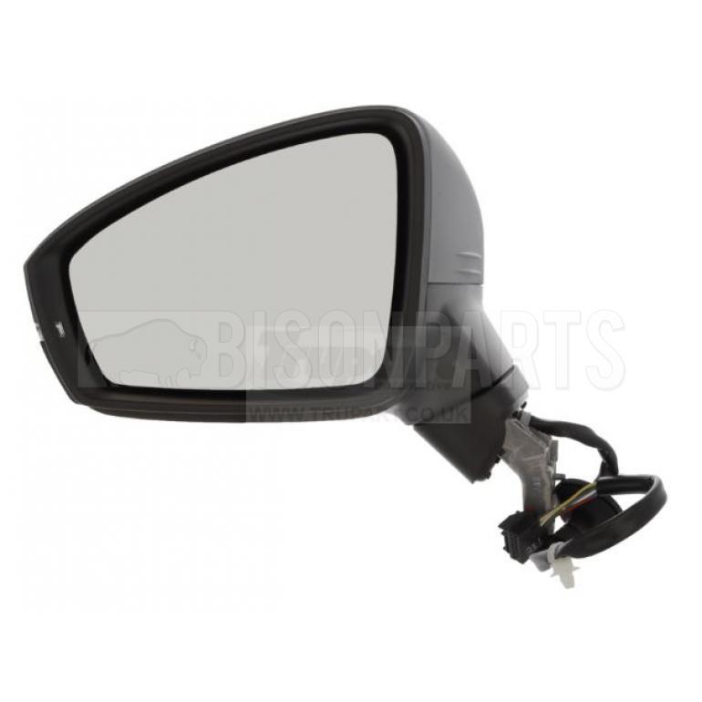 PRIMED ELECTRIC ADJUST HEATED MIRROR HEAD PASSENGER SIDE LH