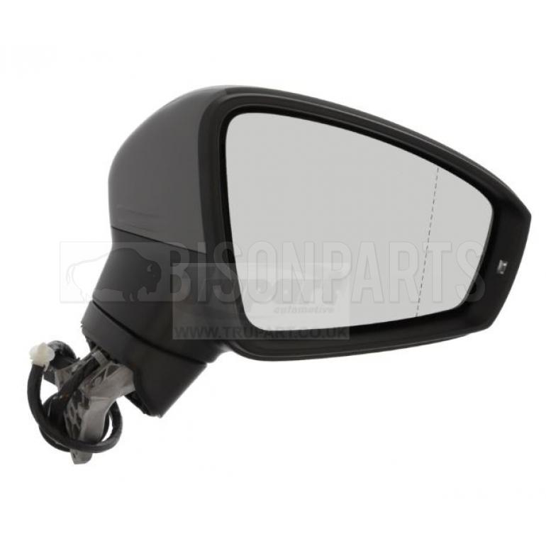 PRIMED ELECTRIC ADJUST POWER FOLDING HEATED MIRROR HEAD DRIVER SIDE RH