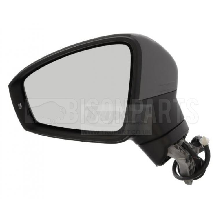 PRIMED ELECTRIC ADJUST POWER FOLDING HEATED MIRROR HEAD PASSENGER SIDE LH