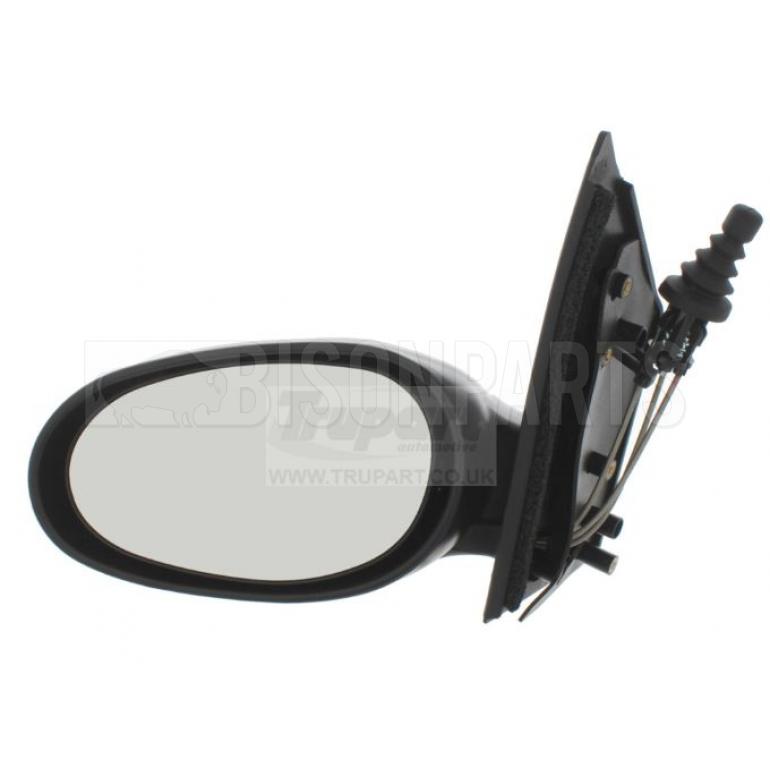 BLACK TEXTURED CABLE ADJUST MIRROR HEAD PASSENGER SIDE LH