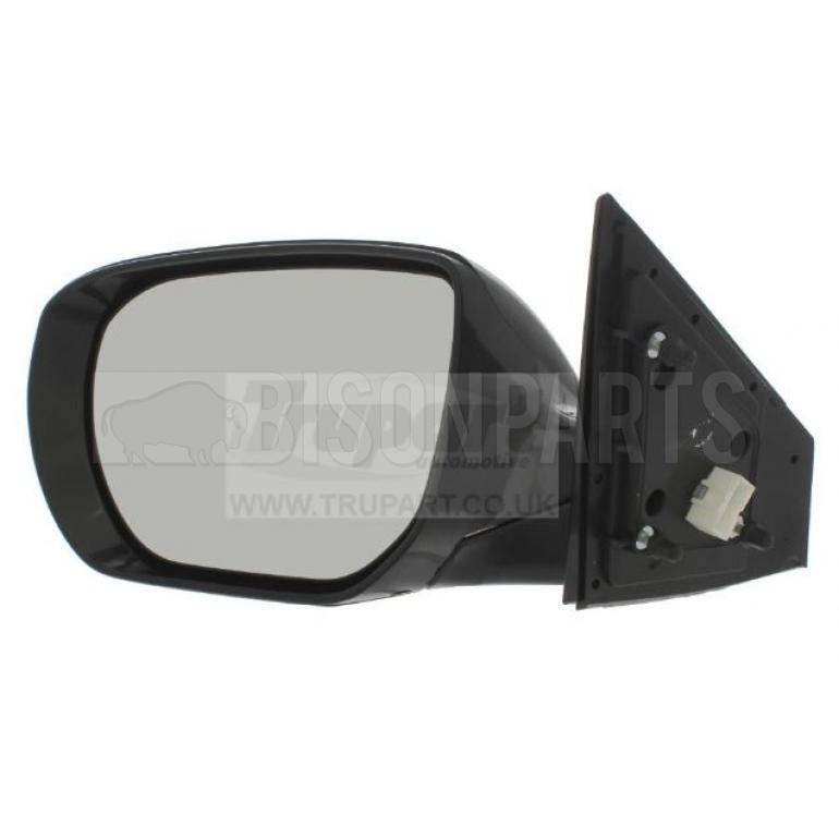 BLACK ELECTRIC ADJUST HEATED MIRROR HEAD PASSENGER SIDE LH