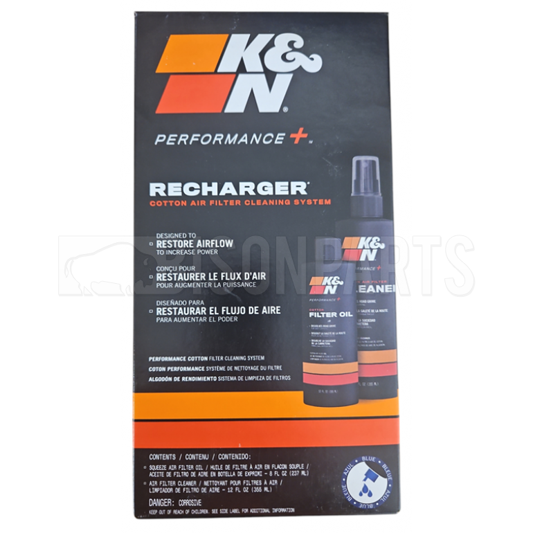 K & N AIR FILTER CLEANING KIT (BLUE)