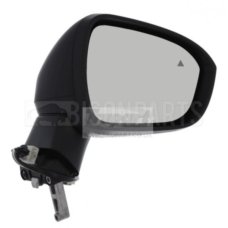 PRIMED ELECTRIC ADJUST HEATED MIRROR HEAD DRIVER SIDE RH