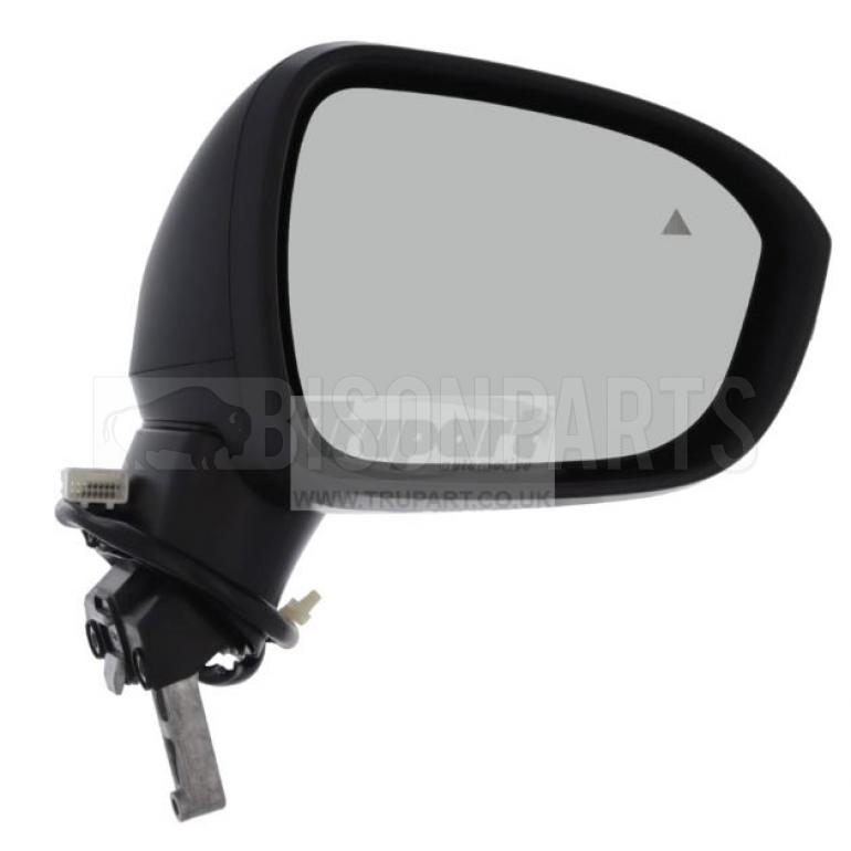 PRIMED ELECTRIC ADJUST POWER FOLDING HEATED MIRROR HEAD DRIVER SIDE RH