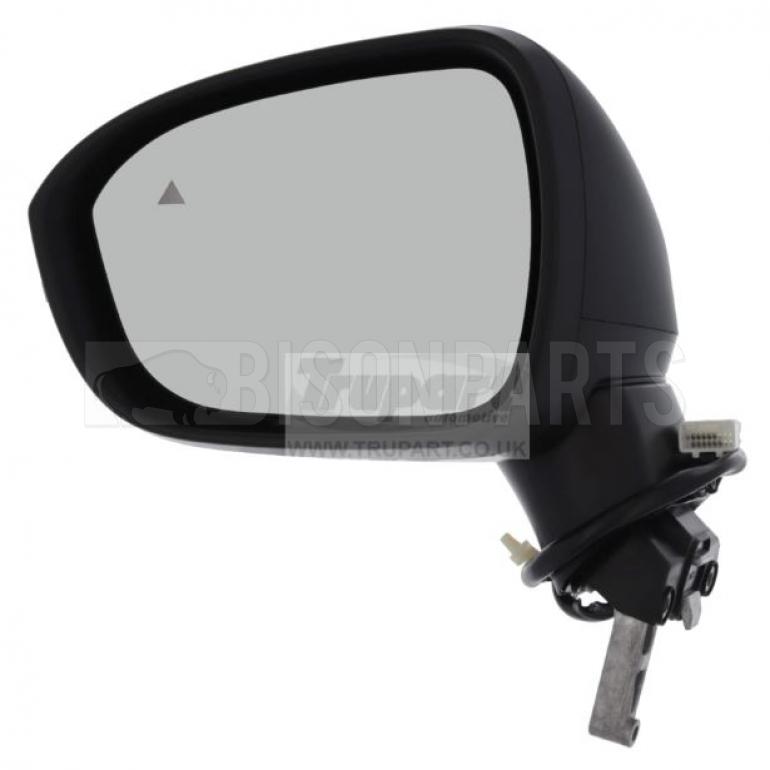 PRIMED ELECTRIC ADJUST POWER FOLDING HEATED MIRROR HEAD PASSENGER SIDE LH