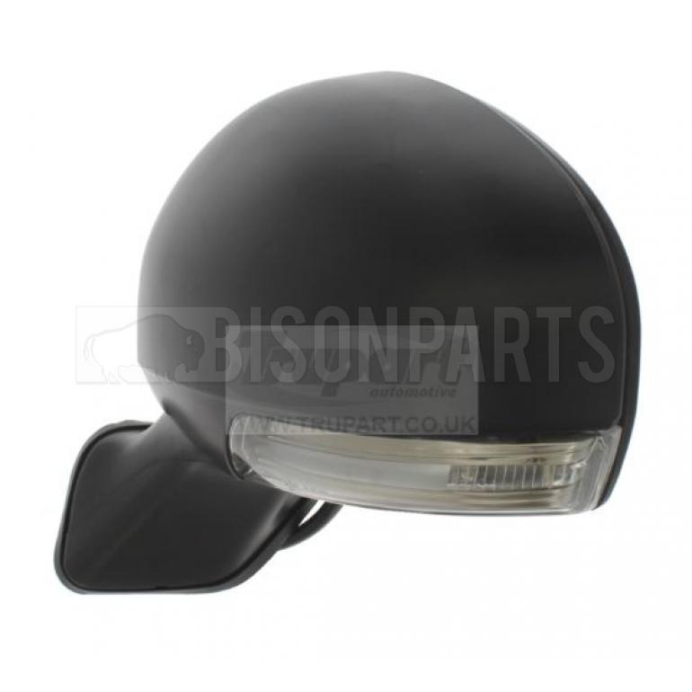 BLACK ELECTRIC ADJUST HEATED MIRROR HEAD PASSENGER SIDE LH