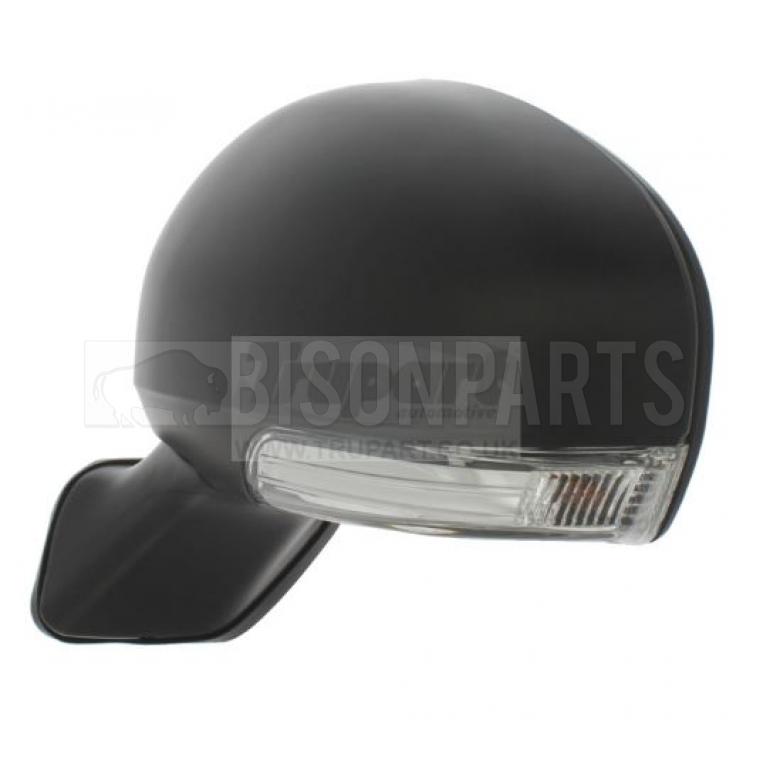 BLACK ELECTRIC ADJUST POWER FOLDING HEATED MIRROR HEAD PASSENGER SIDE LH