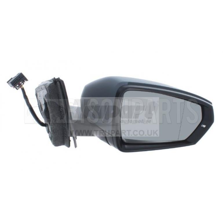 PRIMED ELECTRIC ADJUST HEATED MIRROR HEAD DRIVER SIDE RH